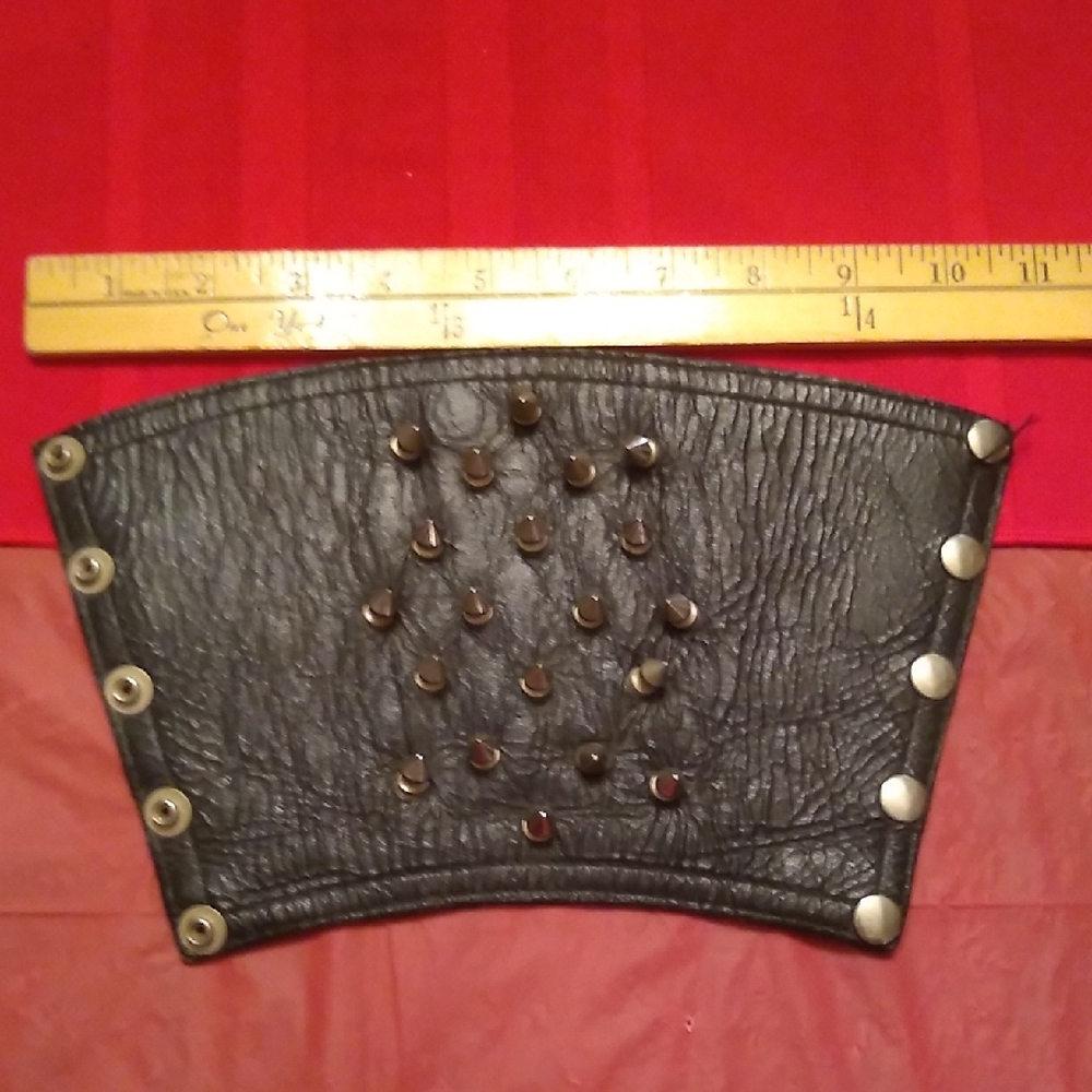 PR. Warrior Studded Leather Cuffs, #37 - Picture 7 of 13